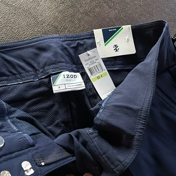 Womens Izod Golf Short-Size 4-Navy - Picture 4 of 4